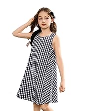 Girls Plaid Dress