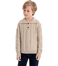 boys sweater cable knit