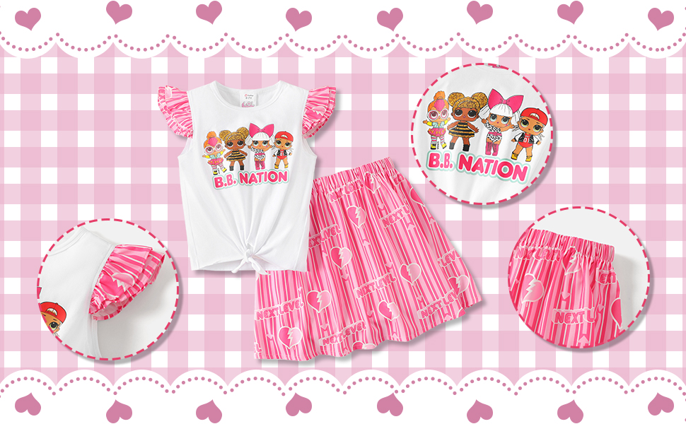 L.O.L. Surprise! Girl Skirt Set