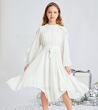 girls white dress