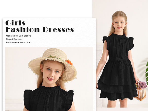 Girls black dresses