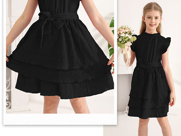 Girls black formal dresses