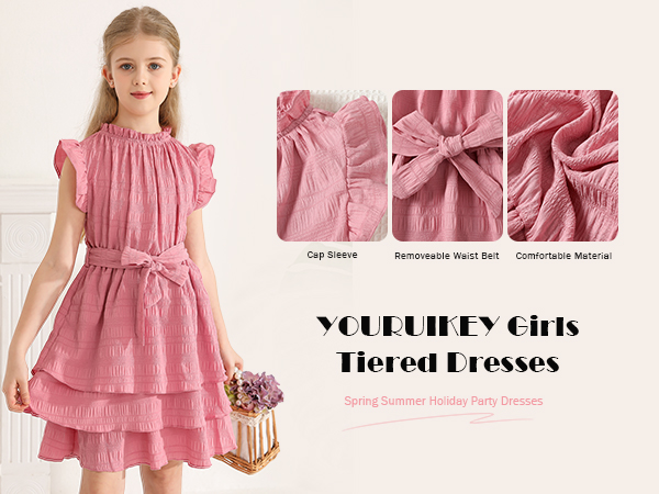 Girls Pink Dresses 