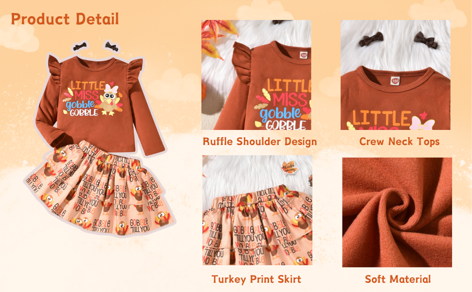 toddler girl turkey outfit