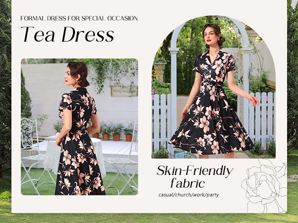 elegant vintage cocktail dress for wedding guest