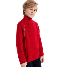 boys zip up sweater