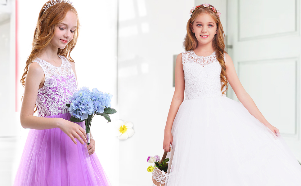 vestidos blancos tulle toddler formal dresses children gown sweet 16 dresses for teens