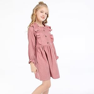 pink shirt dress