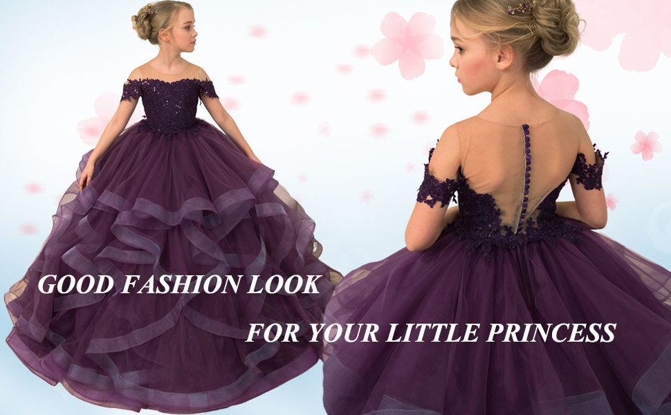 2023 flower girl dresses ball gown pageant girl first communion dress little girl birthday party