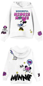 Girls Minnie Mouse Hoodie