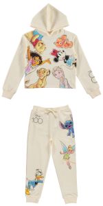 Girls Minnie Mouse Disney 100 Hoodie and Jogger Set