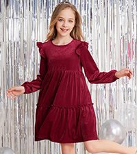 girls long sleeve dress