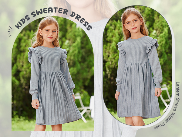 girls gray dress