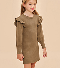 girls khaki dress