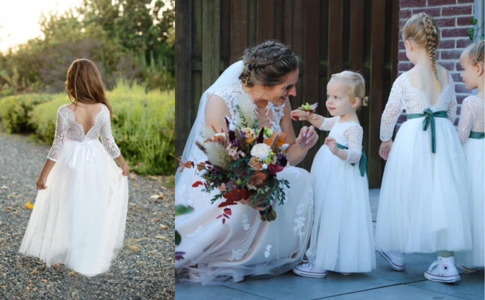 Communion flower girl dress 