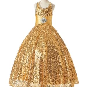 Girls pageant dress