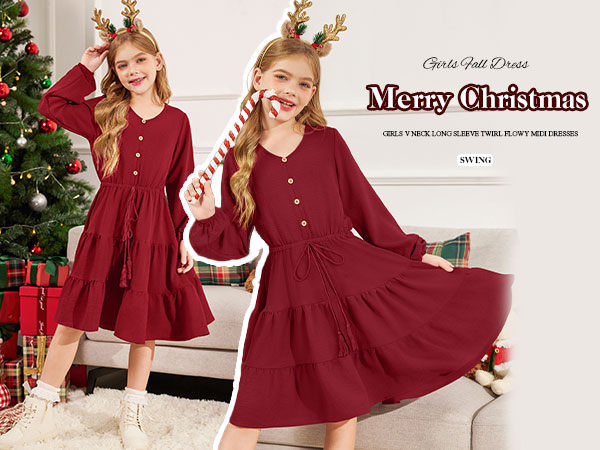 Girls christmas dress