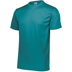 wicking t-shirt for running, training, basketball, school sports, track, baseball