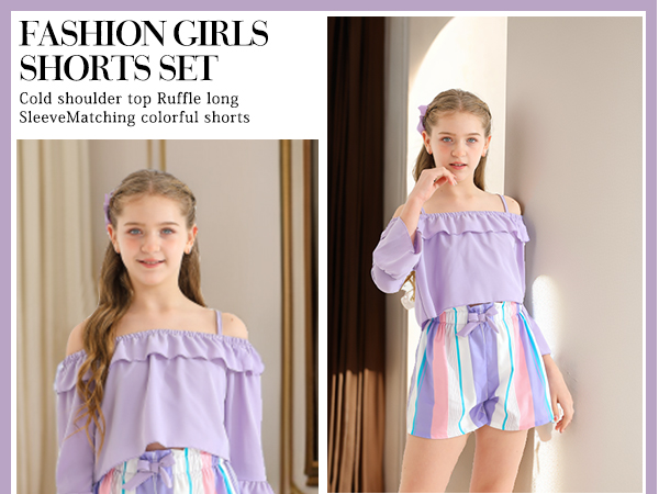 Fashion Girls Summer Short Set