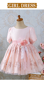 girl pink dress