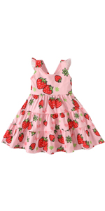 girls strawberry dress