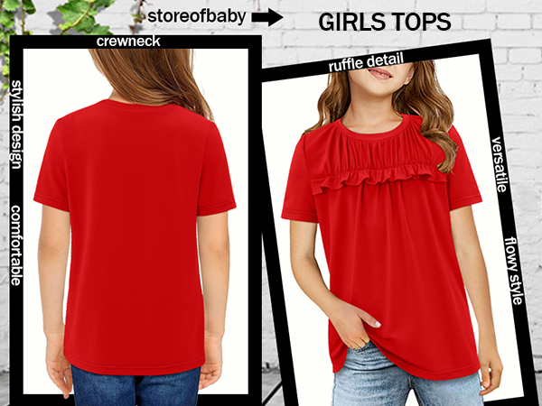 tops for girls