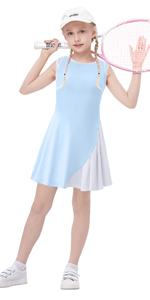 Girls Pleated Golf Dress