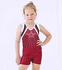  Leotard for Toddler Girls Gymnastics Shorts 