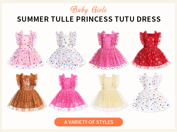 Baby Girls Sequins Tutu Dress