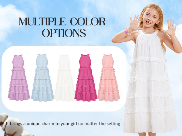 Girls halter neck party dress