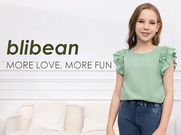 blbean tween girl shirt blouse tops size 6 7 8 9 10 11 12 13 14 15 years old