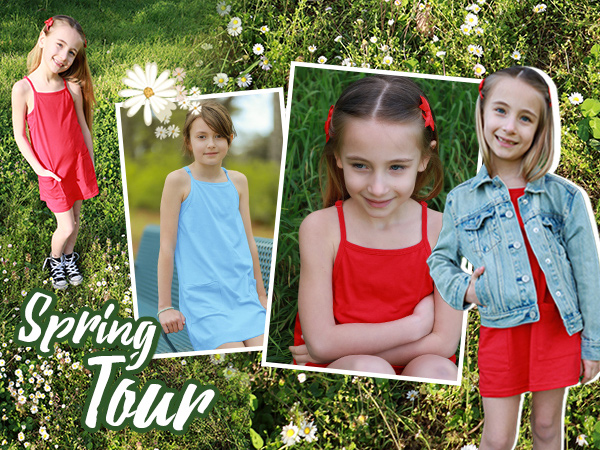 Spring Tour Sleeveless Girls Dress