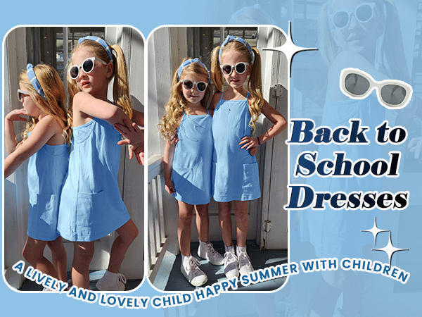 Back to School Kid Girls Summer Outfits 10-12