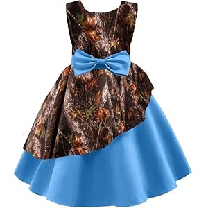 Camouflage Special Occasion Party Flower Girl Dress