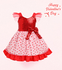 Baby Valentines Day Dress Outfit Girl