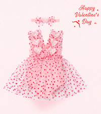 My First Valentines Day Baby Girl Outfit