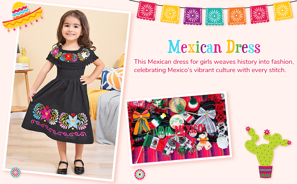 Mexican Dress For Girls