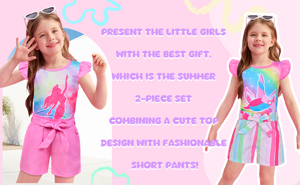 Girls'' Summer Outfit Set