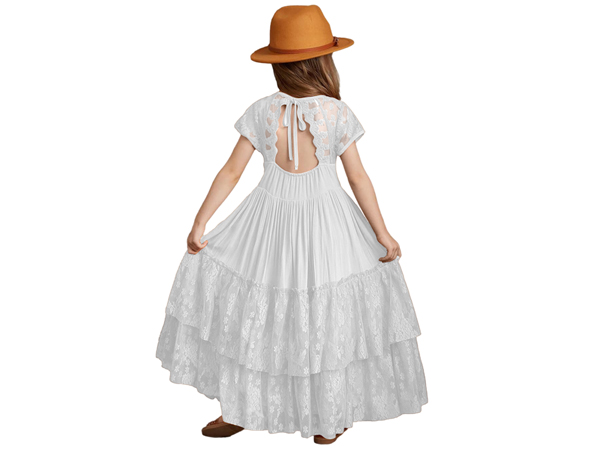 white flower girl dress boho flower girl dresses for wedding boho first commuion dress