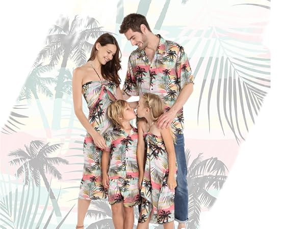 Neon Pastel Sunset - Family Matching