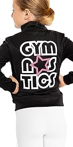 Girl&#39;s Performance Gymnastics Jacket Comparable