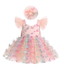 Toddler Girl Butterfly Dress