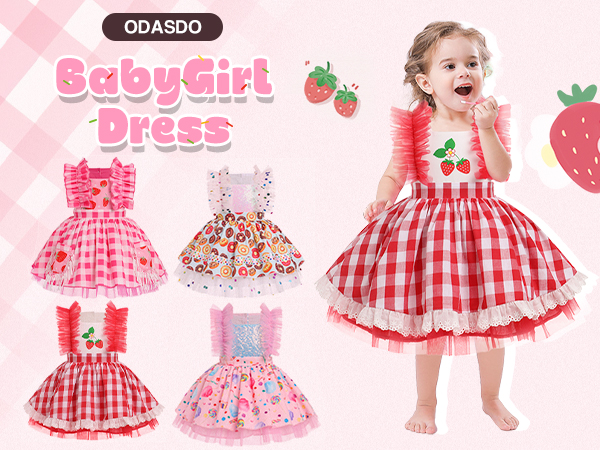 Baby Girl Strawberry Dress