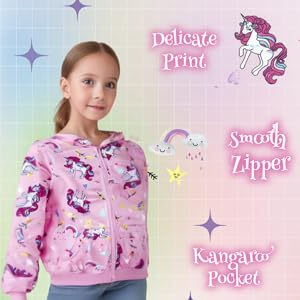 Zipper Pink Unicorn