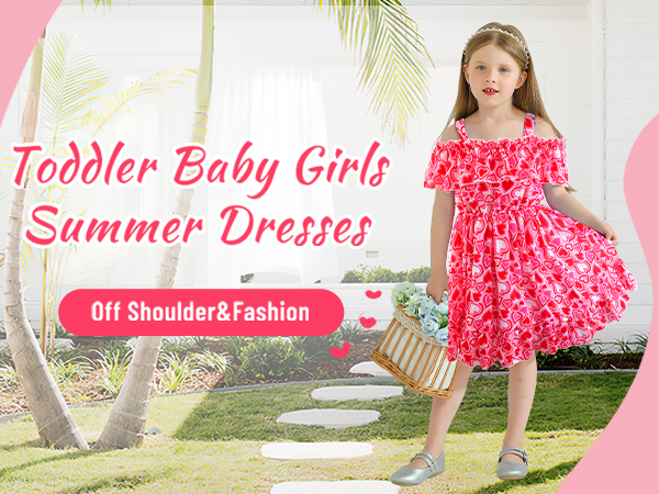 Girls'' Dresses Off Shoulder