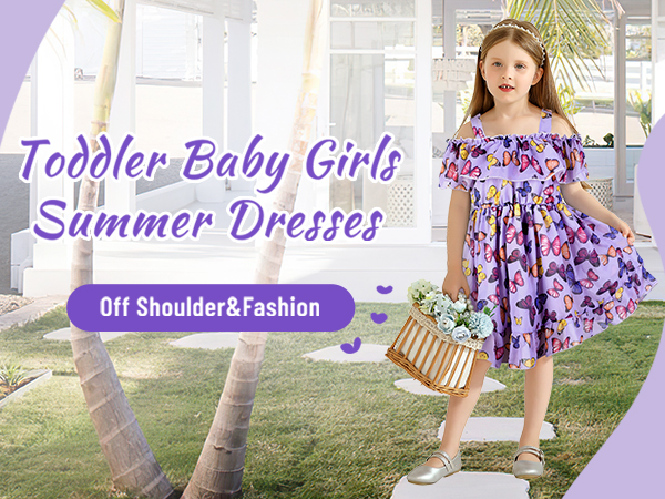 Girls Dresses Off Shoulder