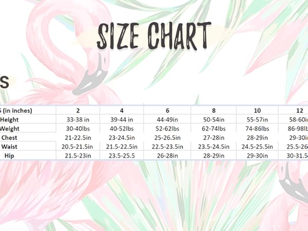 Girls Size Chart