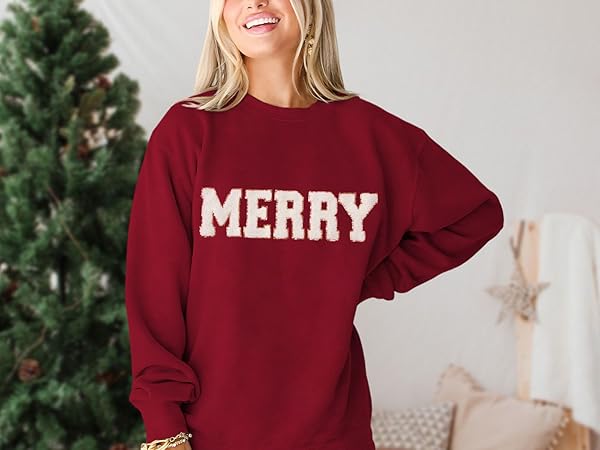 merry sweatshirt