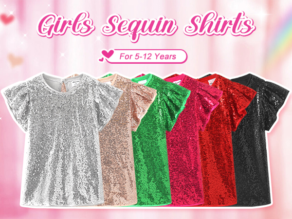 girls sequin shirt