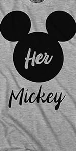 Her Mickey His Minnie Couples Tee